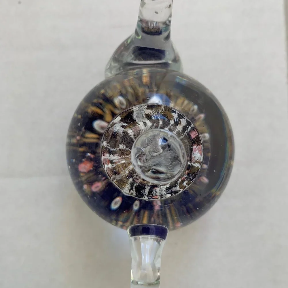 Teapod Paperweight Glass Dynasty Gallery Heirloom 4x3
